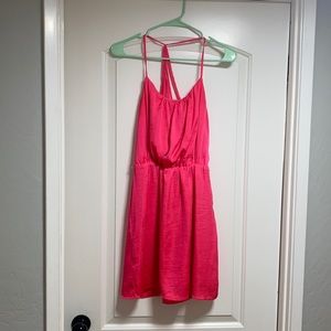Hot pink summer dress